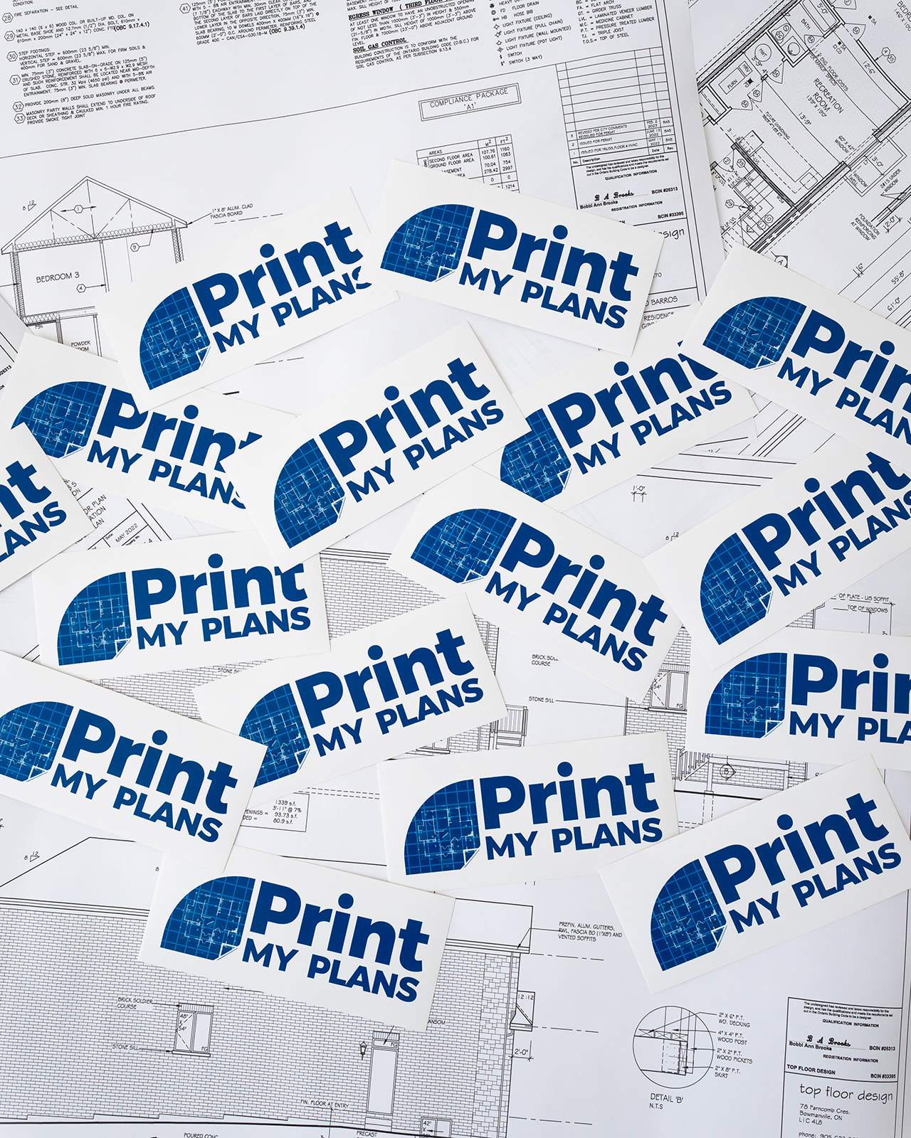 Print My Plans labels